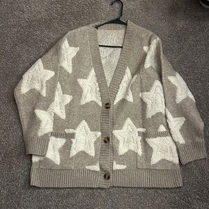 Star Patterned Cardigan